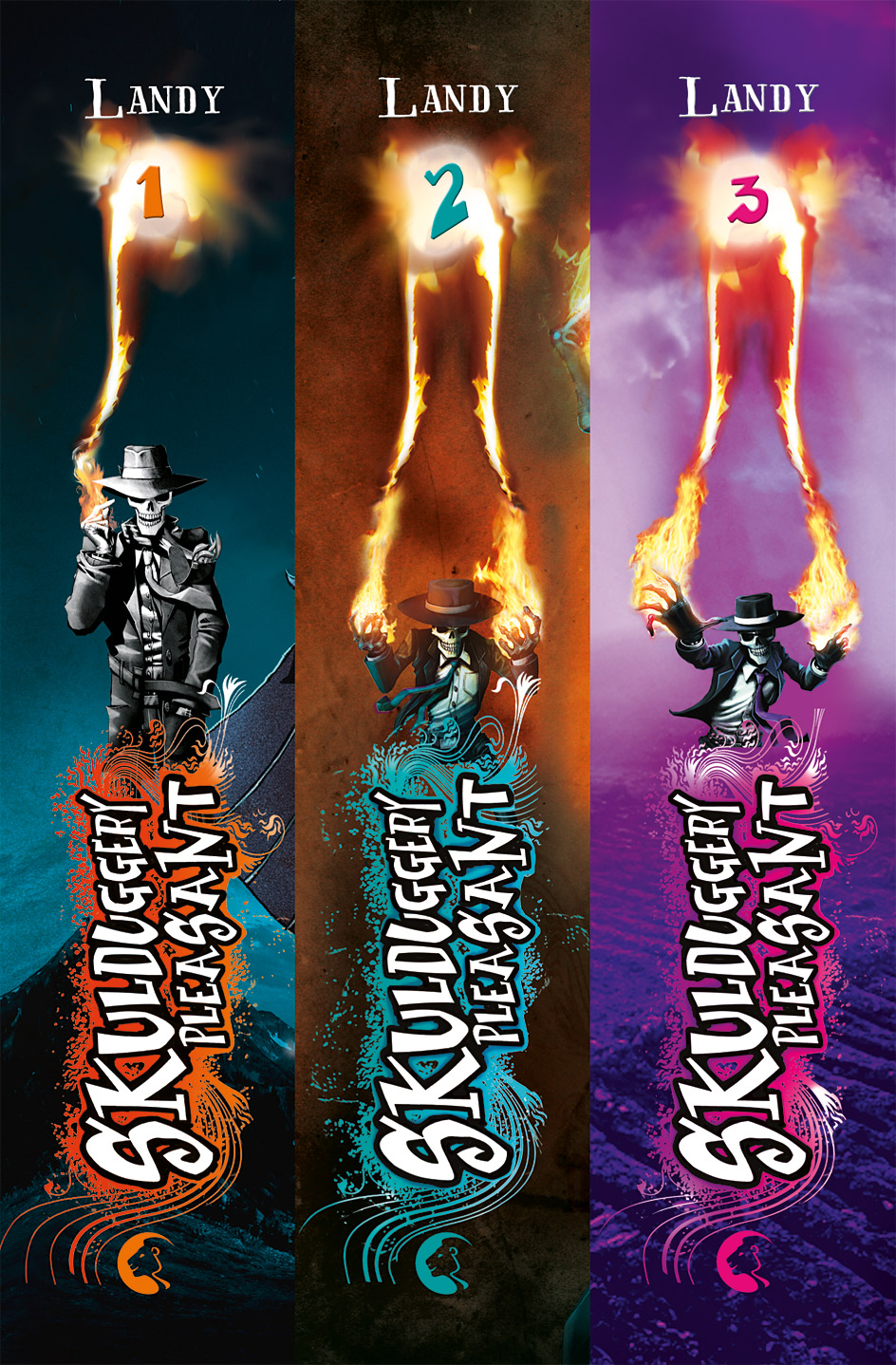 Skulduggery Pleasant 1–3