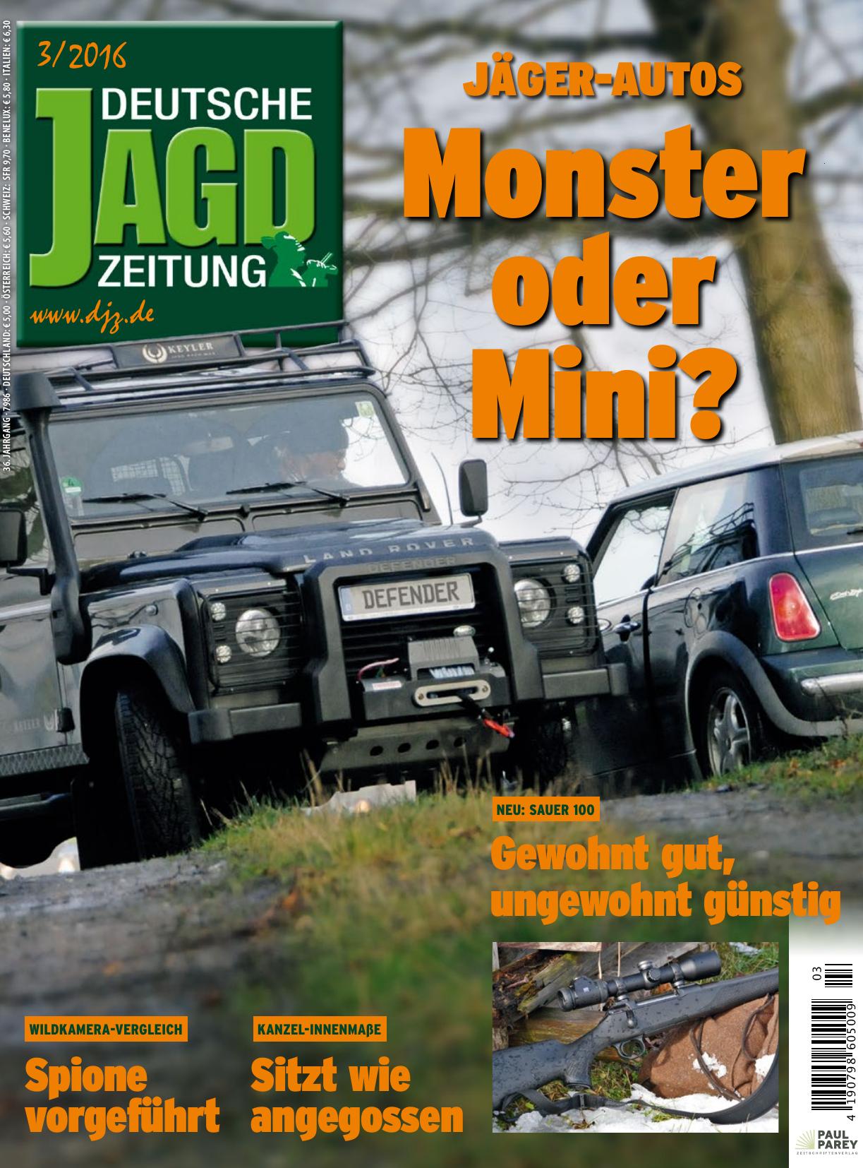 Deutsche Jagdzeitung März 2016