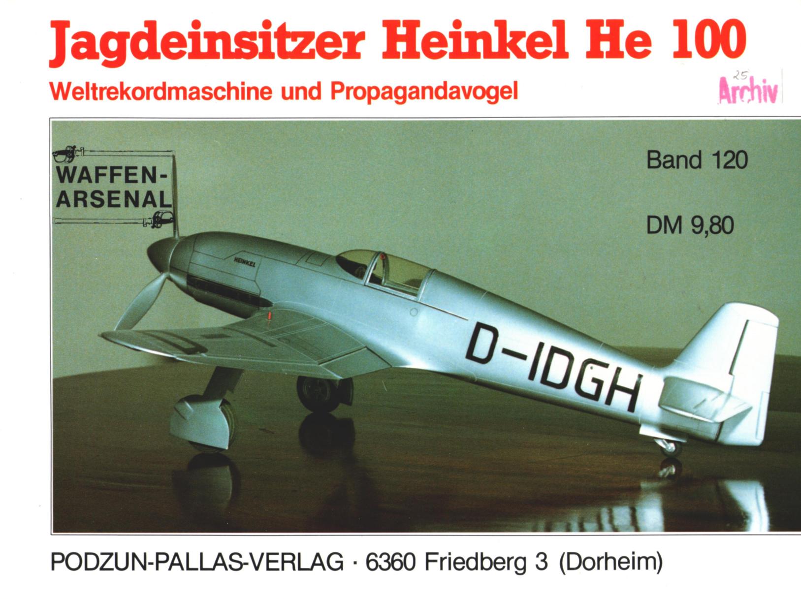 Jagdeinsitzer Heinkel He100