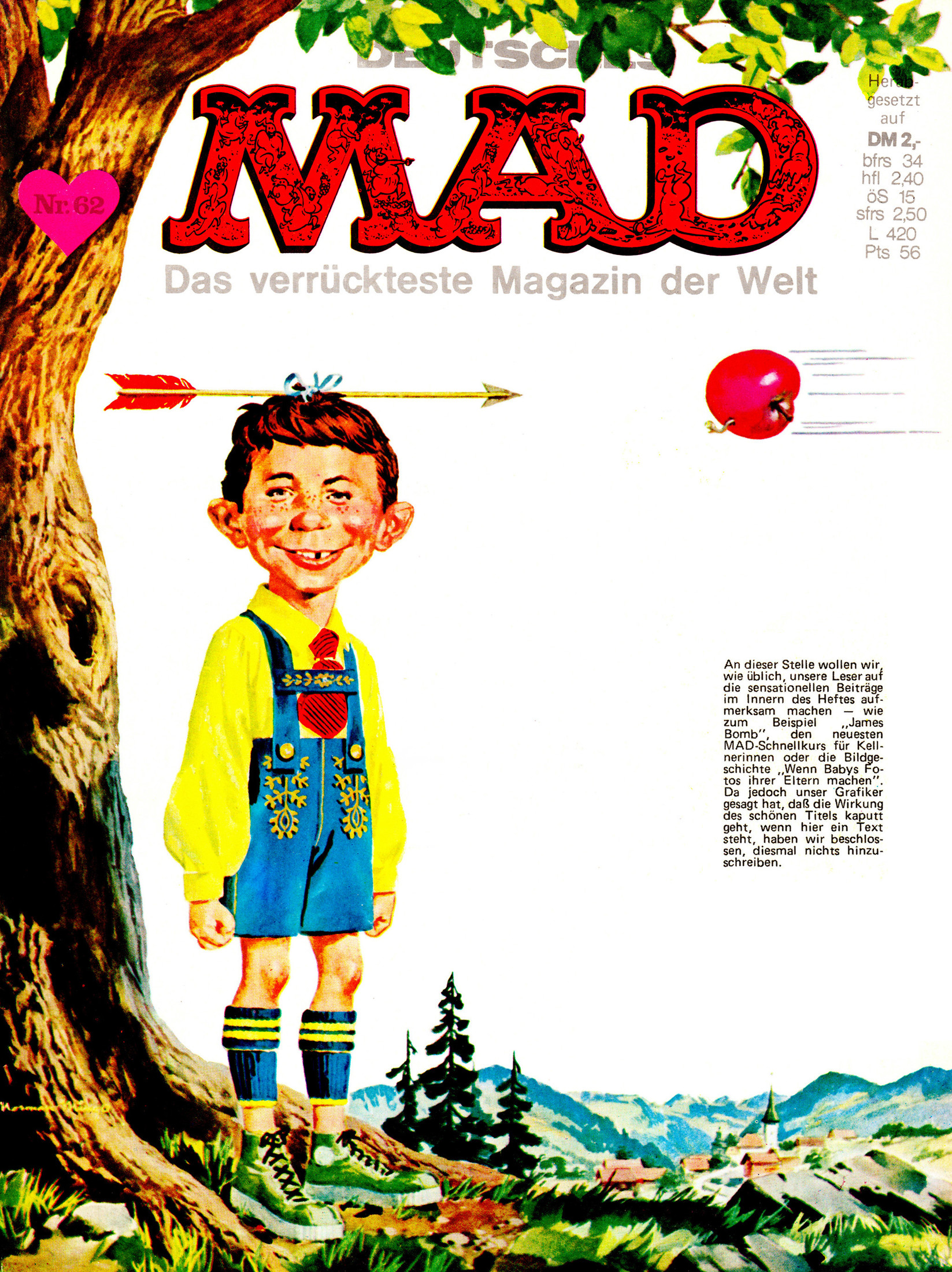MAD Magazin Nr. 62