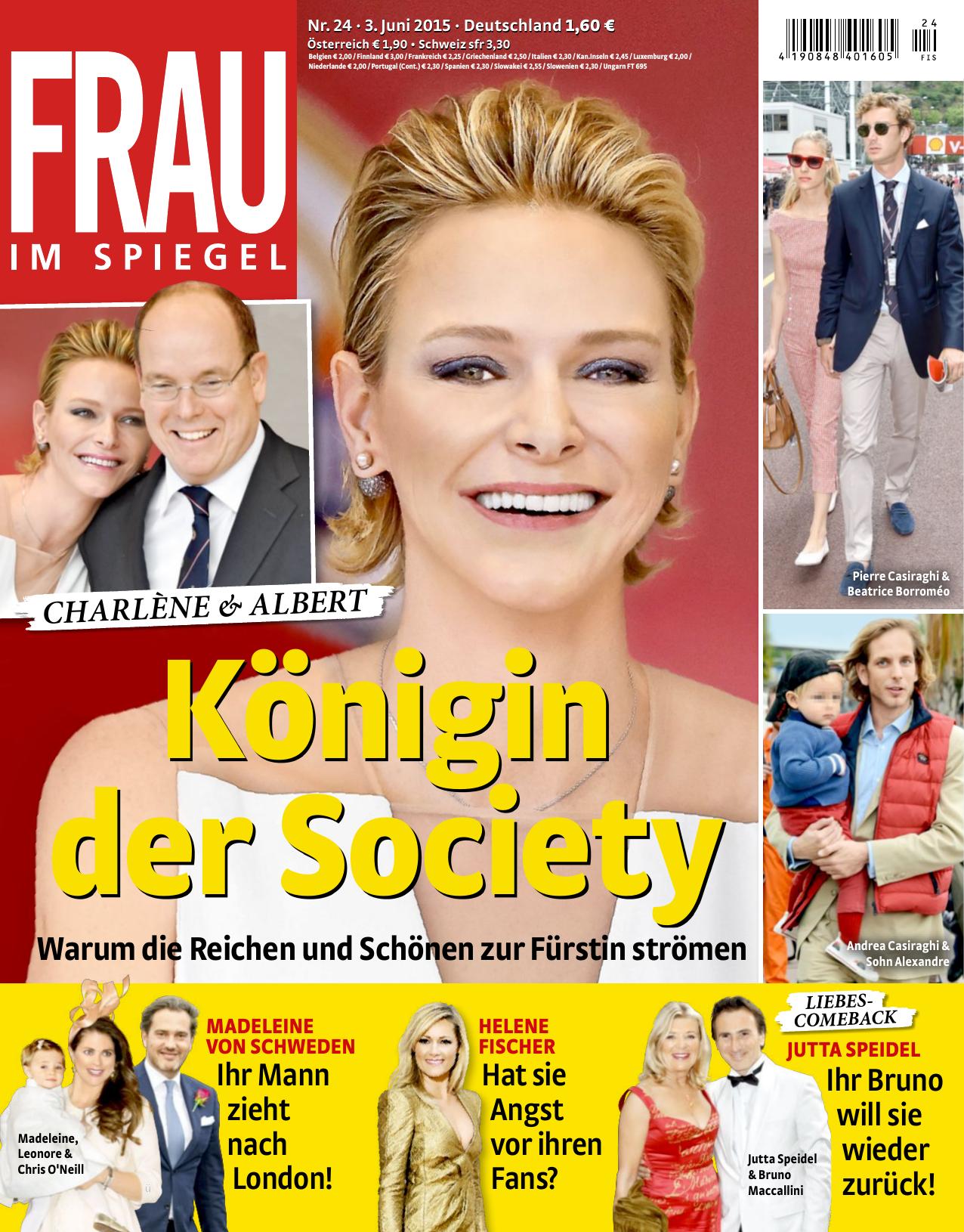 Frau im Spiegel Magazin No 24 2015