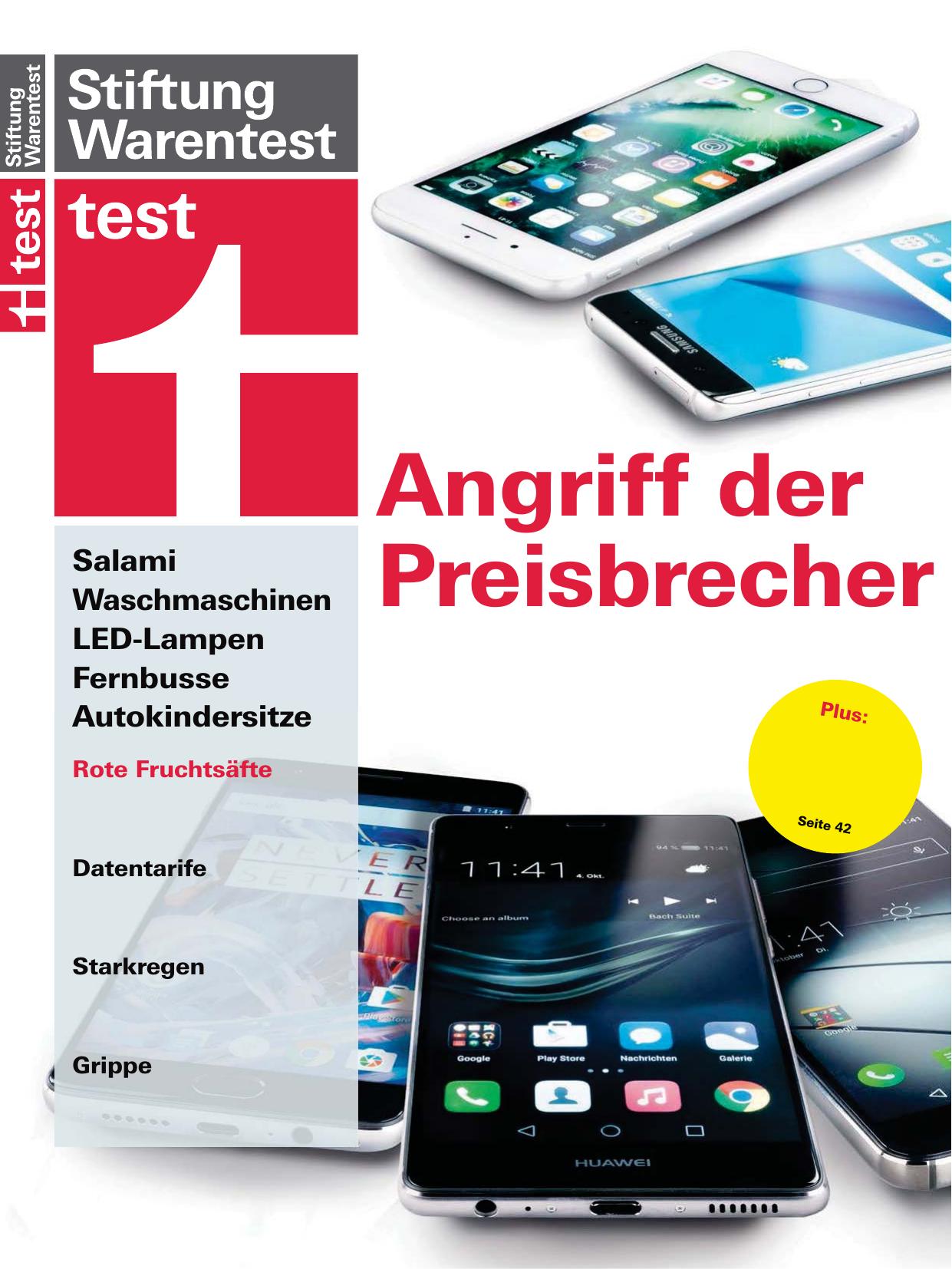 Stiftung Warentest Nr. 11/2016