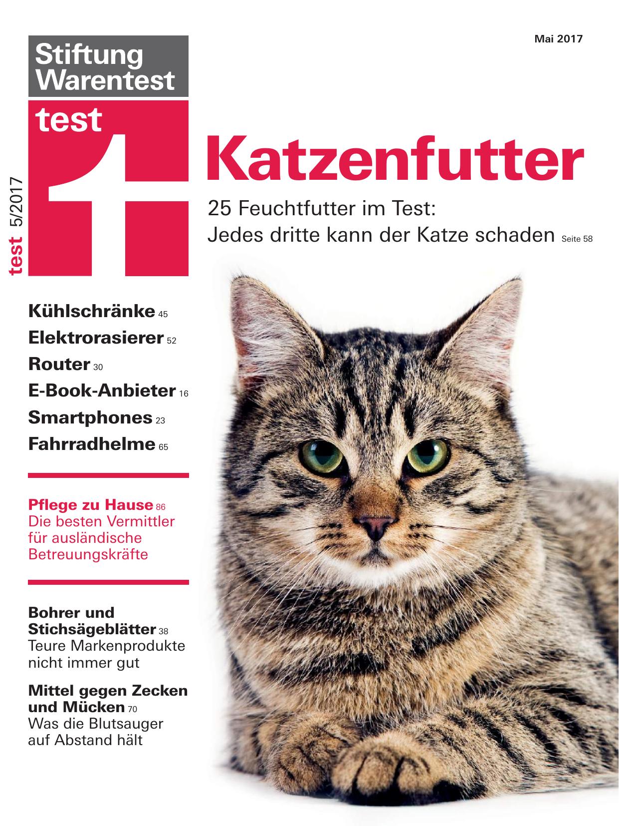 Stiftung Warentest Nr. 5/2017