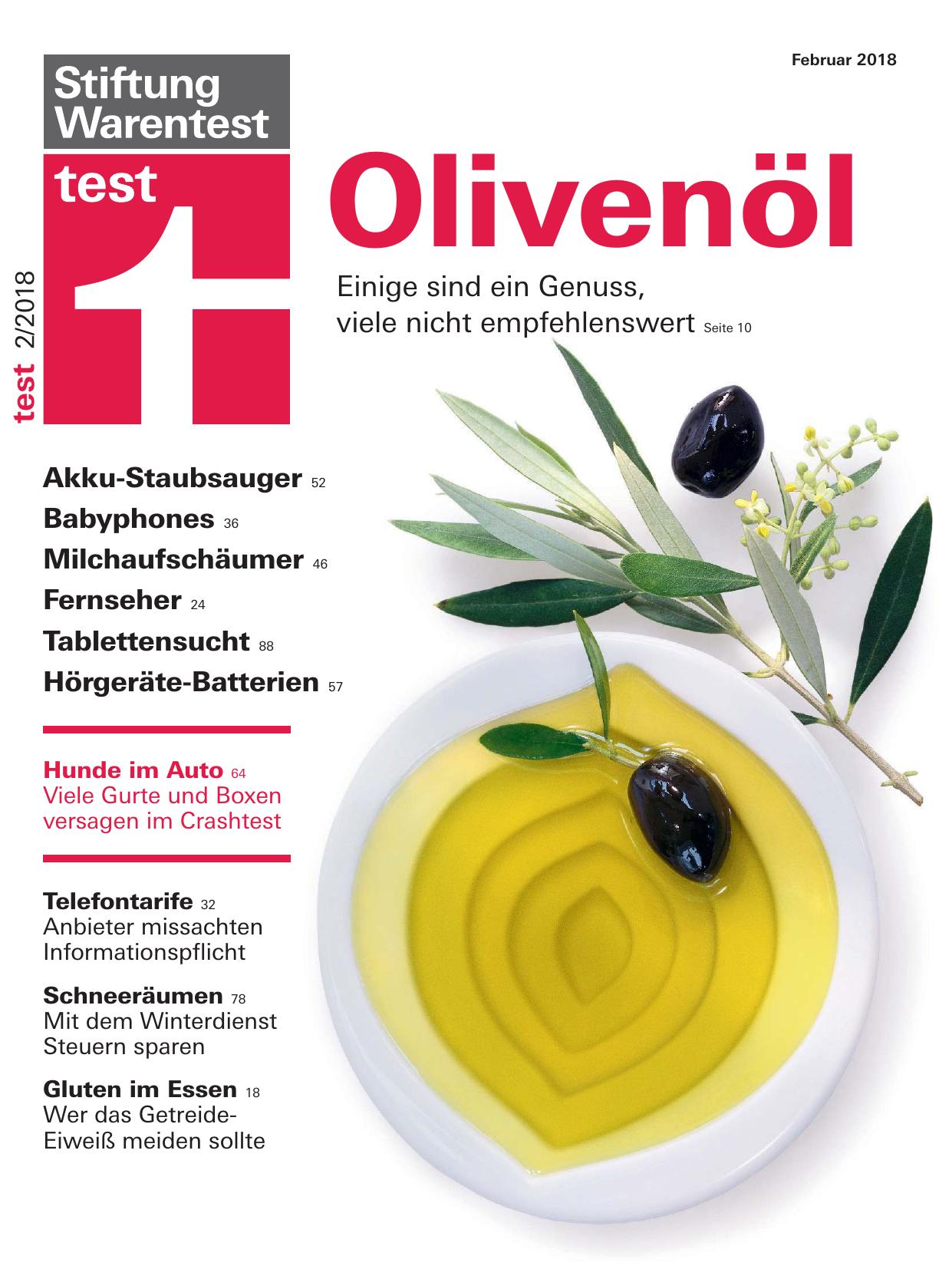 Stiftung Warentest Nr. 02/2018