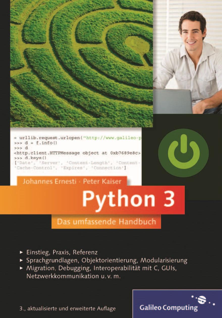 Python 3: Das umfassende Handbuch: Sprachgrundlagen, Objektorientierung, Modularisierung