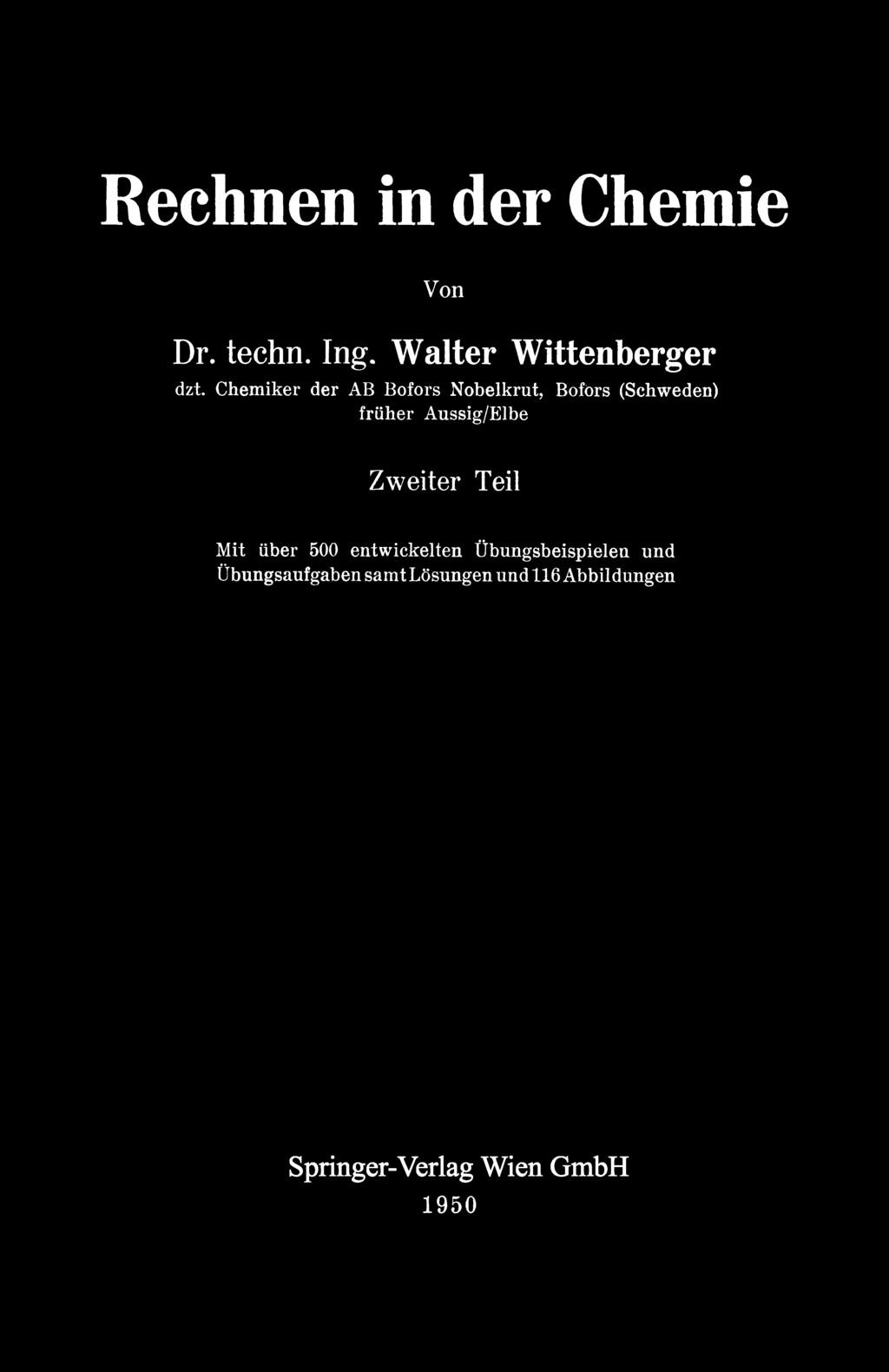 Rechnen in der Chemie