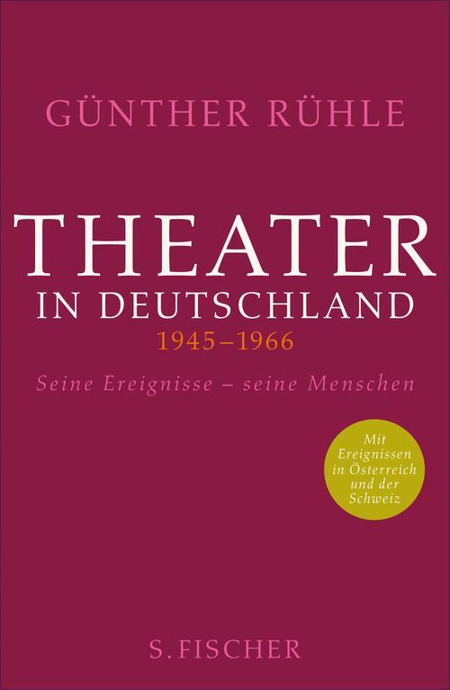 Theater in Deutschland 1946-1966: Seine Ereignisse - seine Menschen
