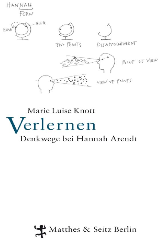 Verlernen: Denkwege bei Hannah Arendt