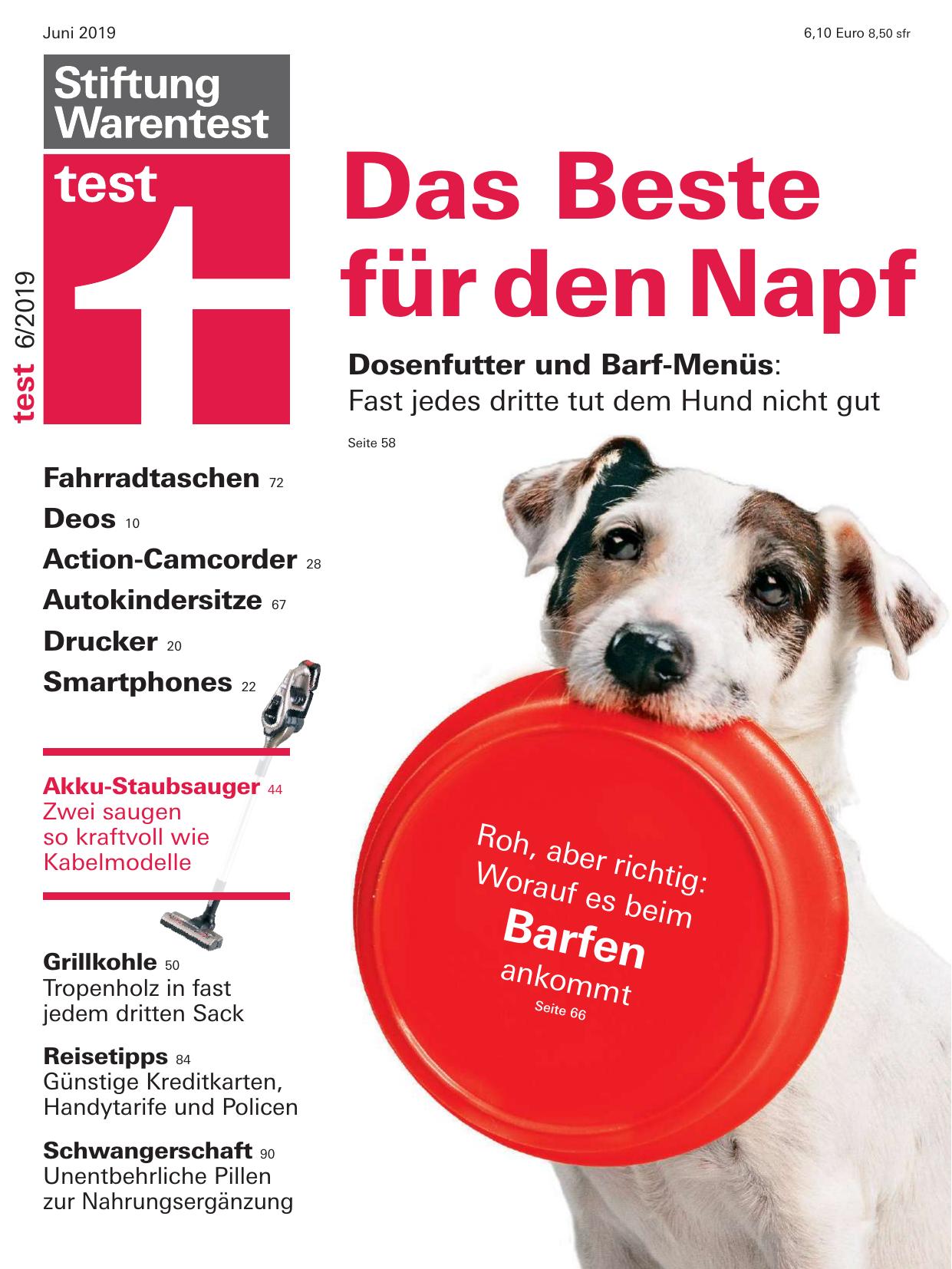 Stiftung Warentest Nr. 6/2019