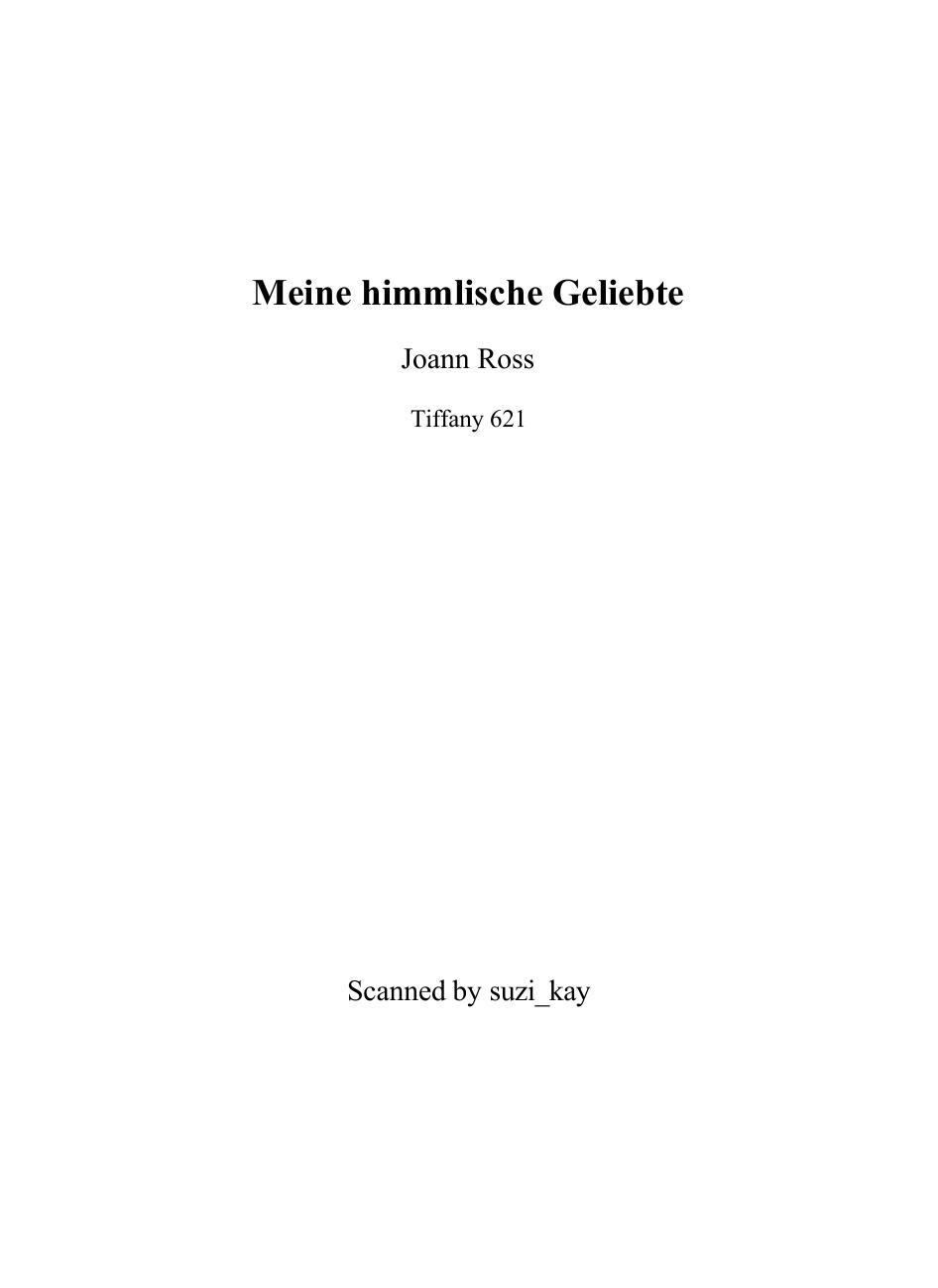 Meine himmlische Geliebte