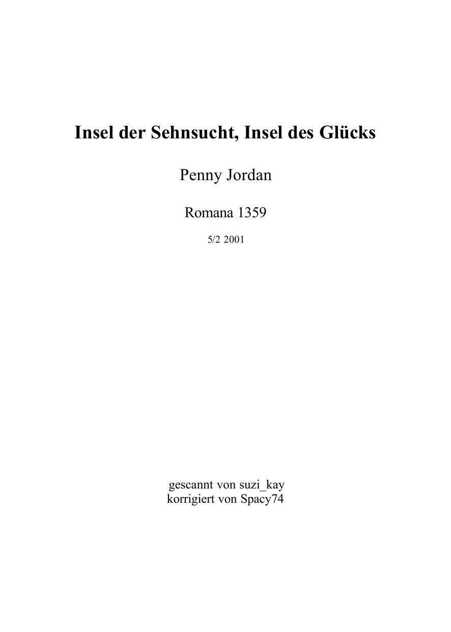 Insel der Sehnsucht, Insel des Gluecks
