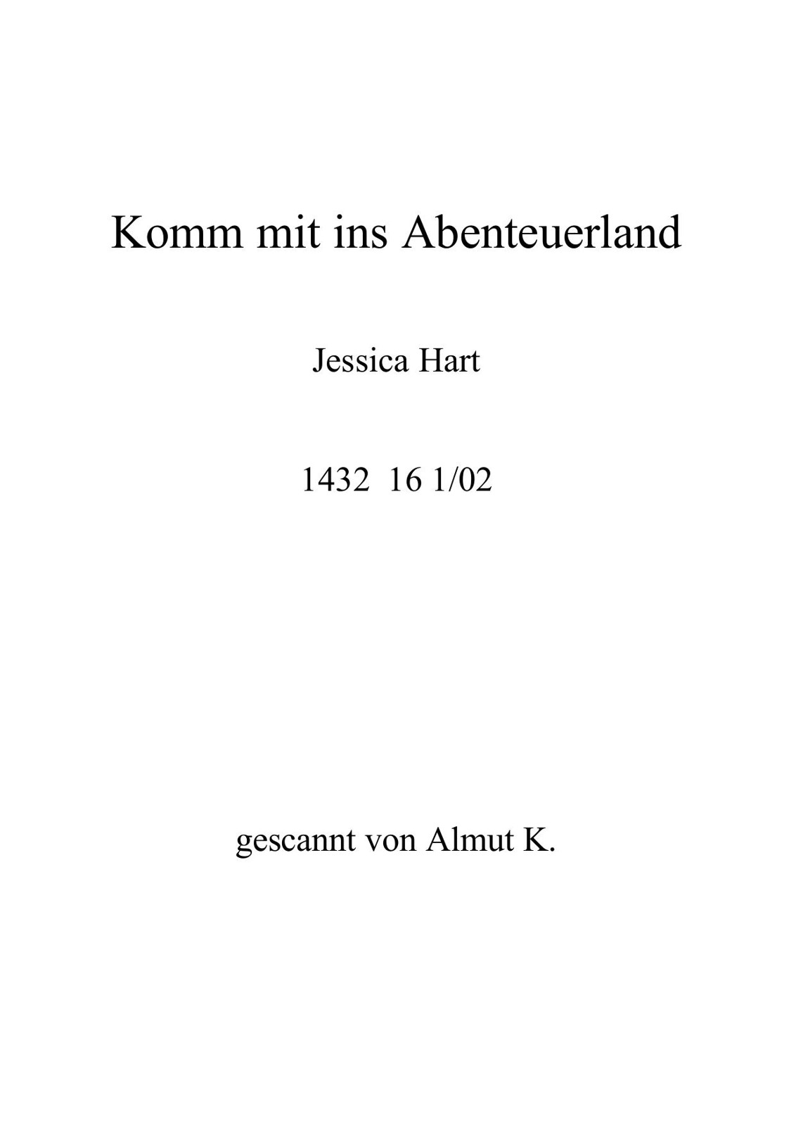 Komm mit ins Abenteuerland