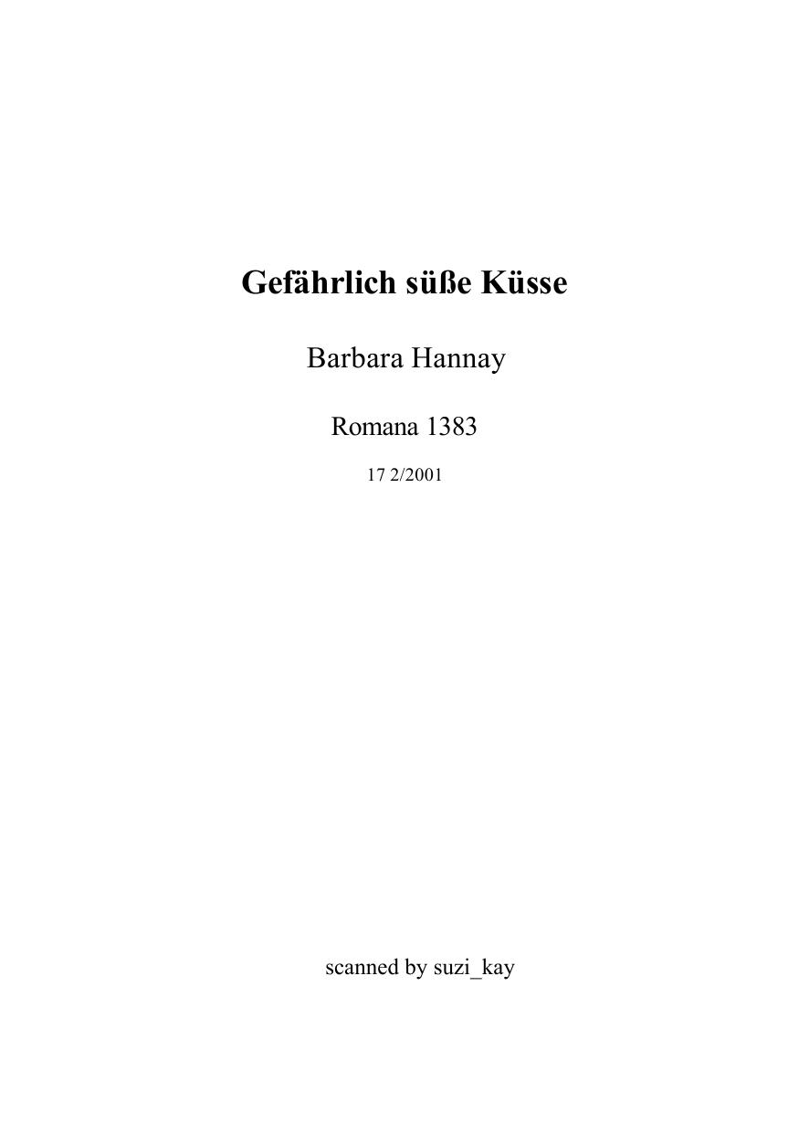 Gefaehrlich sueße Kuesse