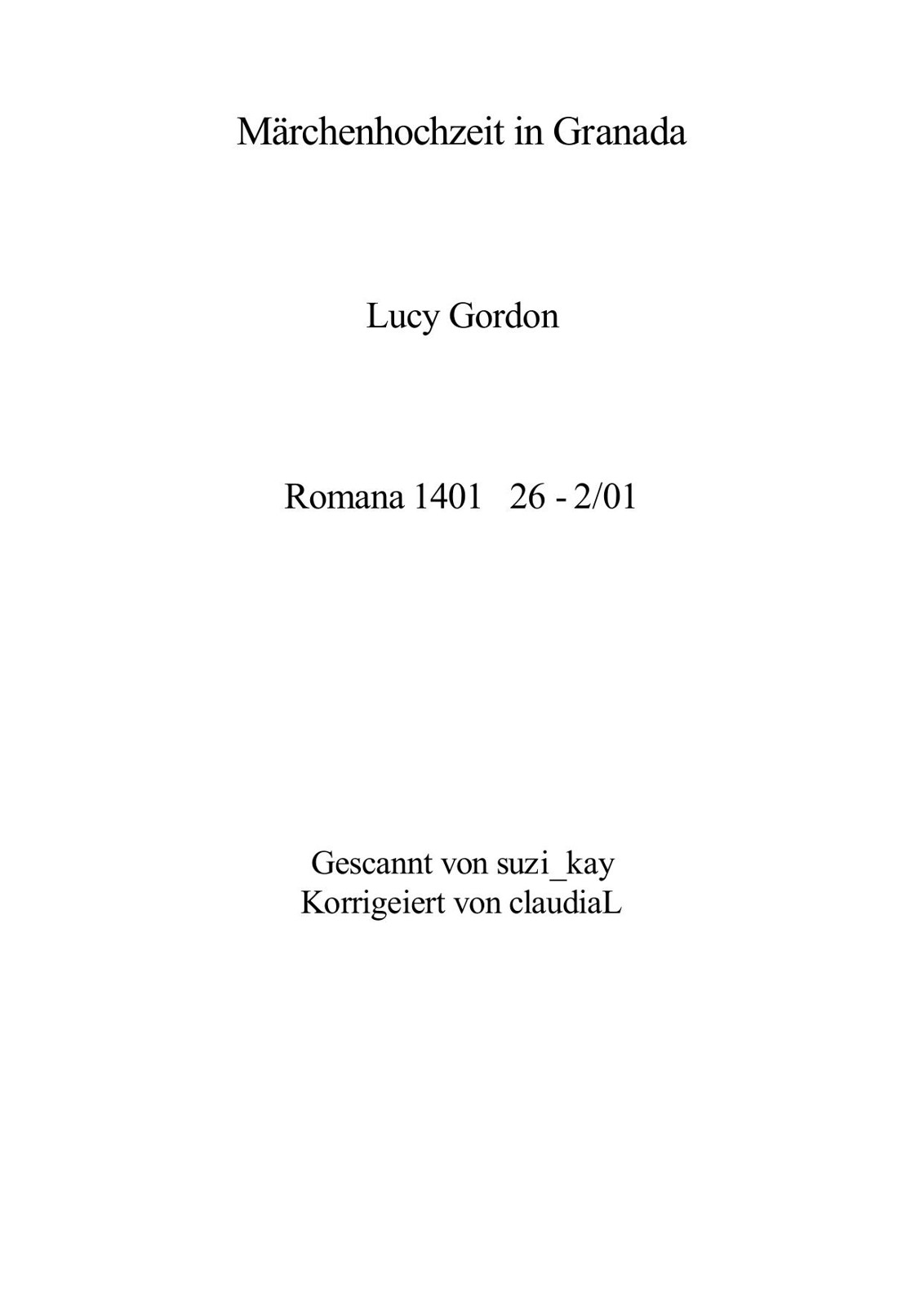 Maerchenhochzeit in Granada