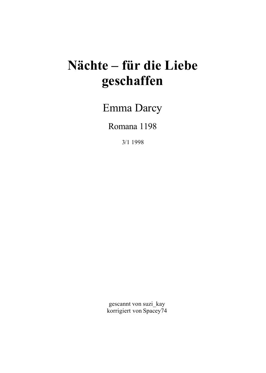 Naechte - fuer die Liebe geschaffen