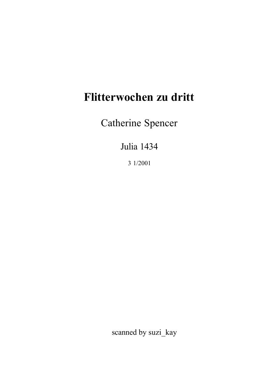 Flitterwochen zu dritt
