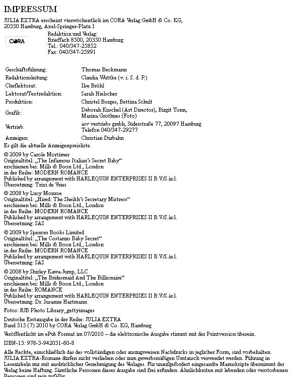 Julia Extra Band 0315