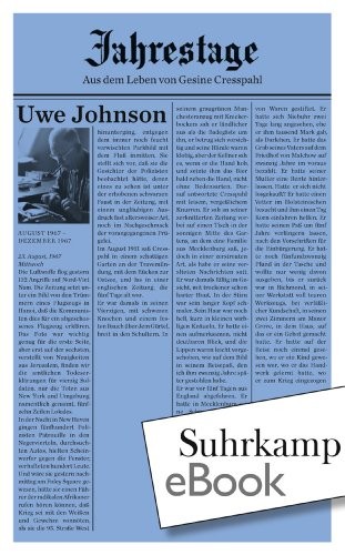 Jahrestage 1: Aus dem Leben von Gesine Cresspahl