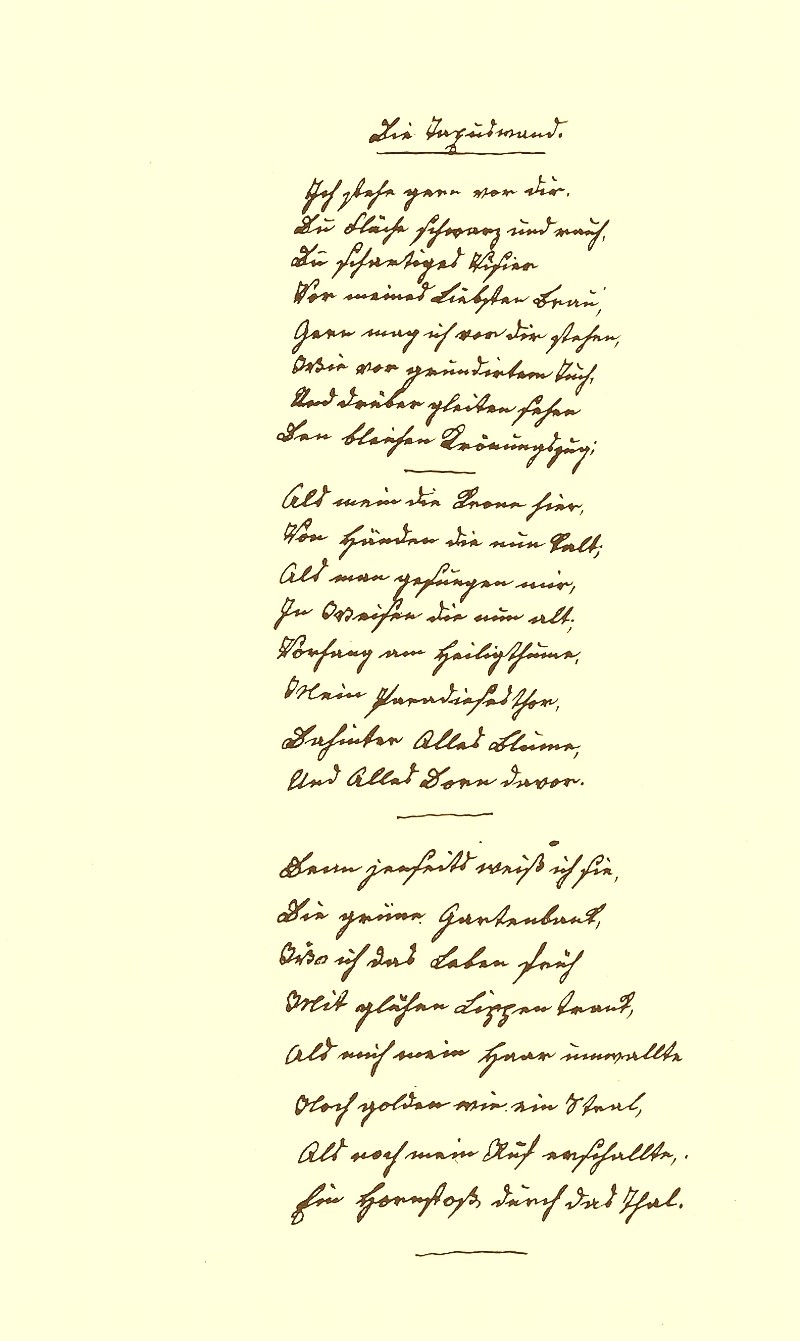 Gedichte (Die Ausgabe von 1844)