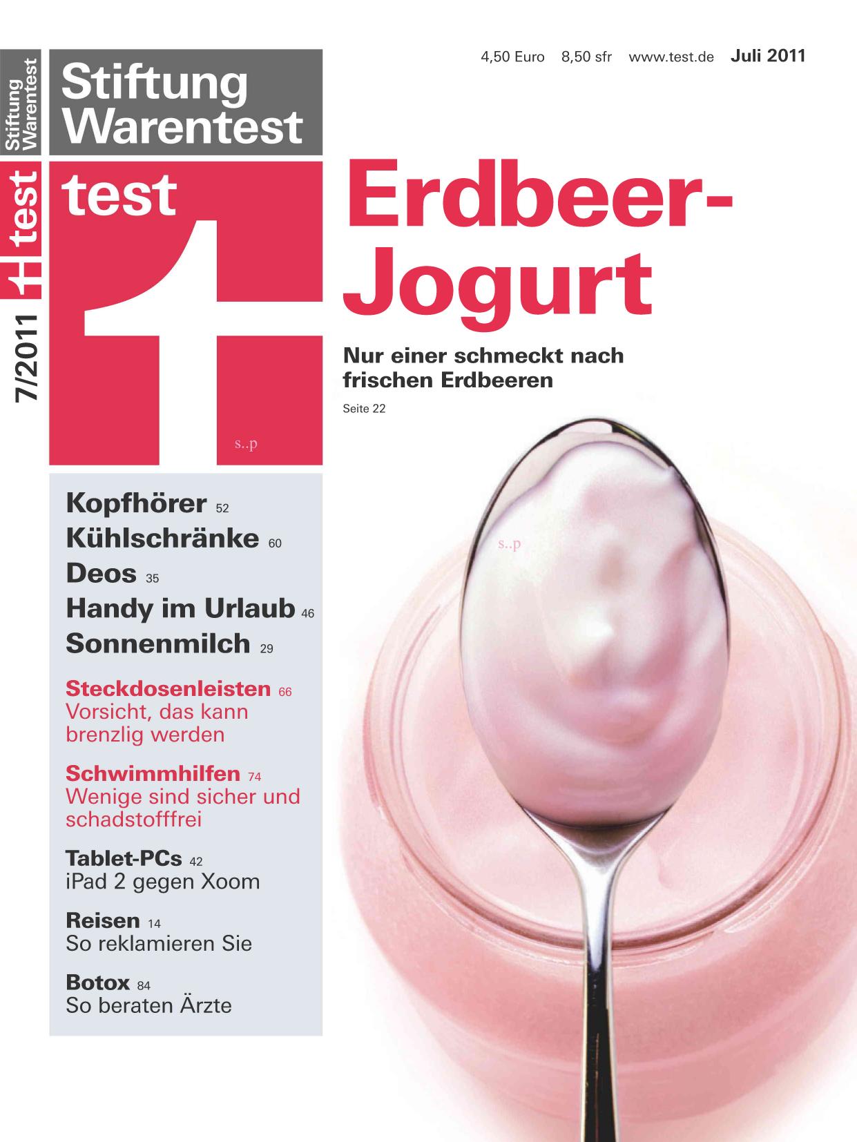Stiftung Warentest Nr. 7/2011
