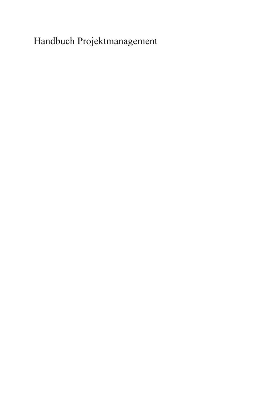 springer handbuch projektmanagement 2011 german