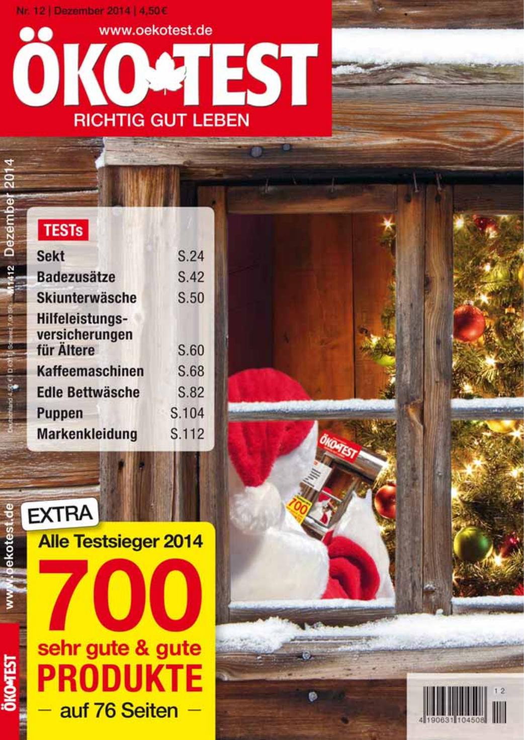 Ökotest Nr. 12/2014