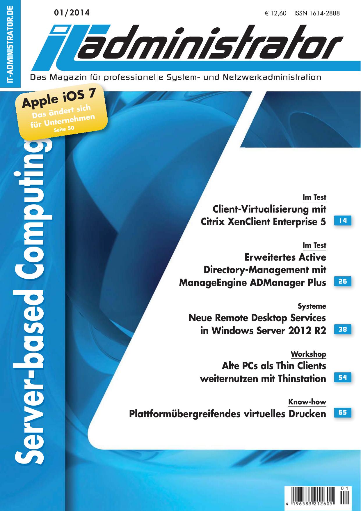 IT Administrator Nr. 1/2014