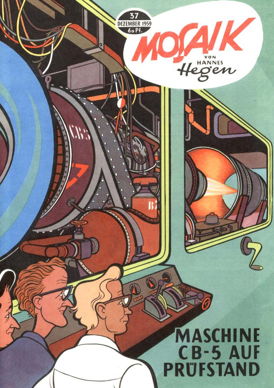 Die Digedags Nr. 37 - Maschine CB-5 auf Prüfstand