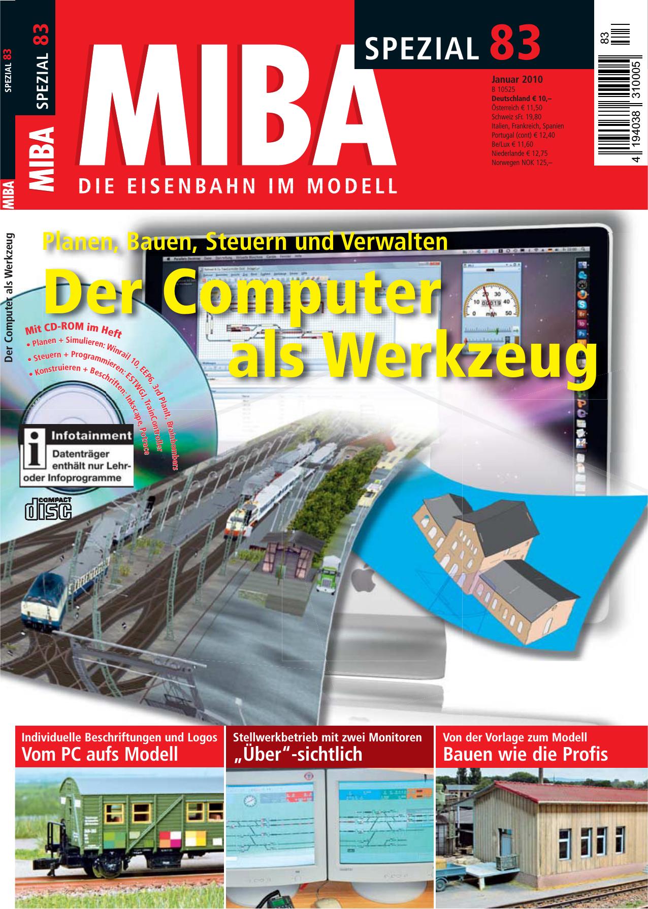 MIBA - Die Eisenbahn im Modell - Spezial Nr. 83