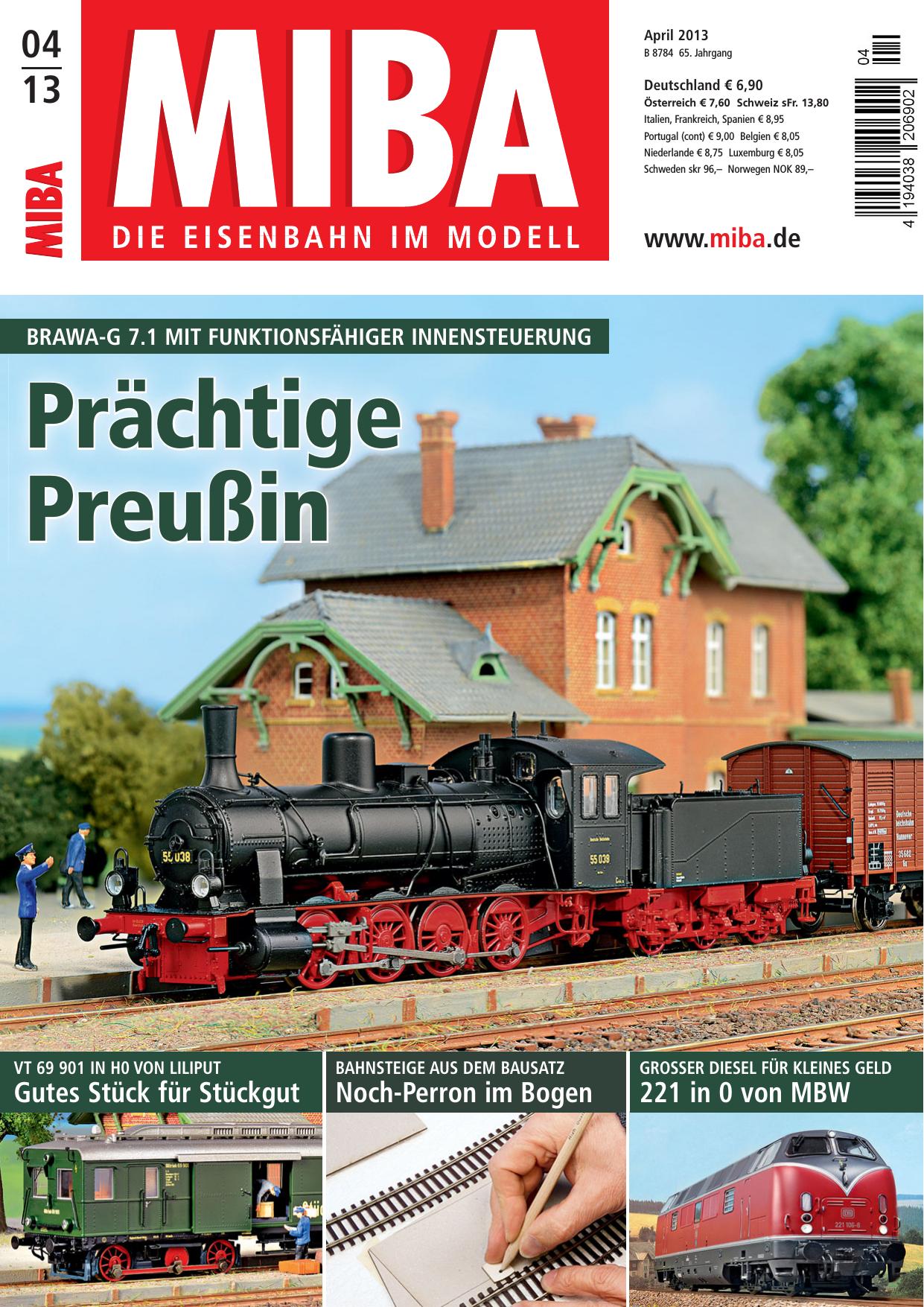 MIBA - Die Eisenbahn im Modell Nr. 4/2013