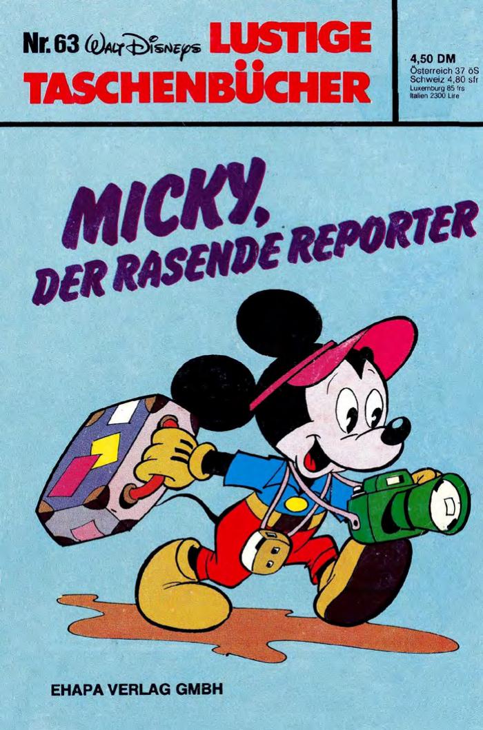 Lustiges Taschenbuch Nr. 63 - Micky der rasende Reporter