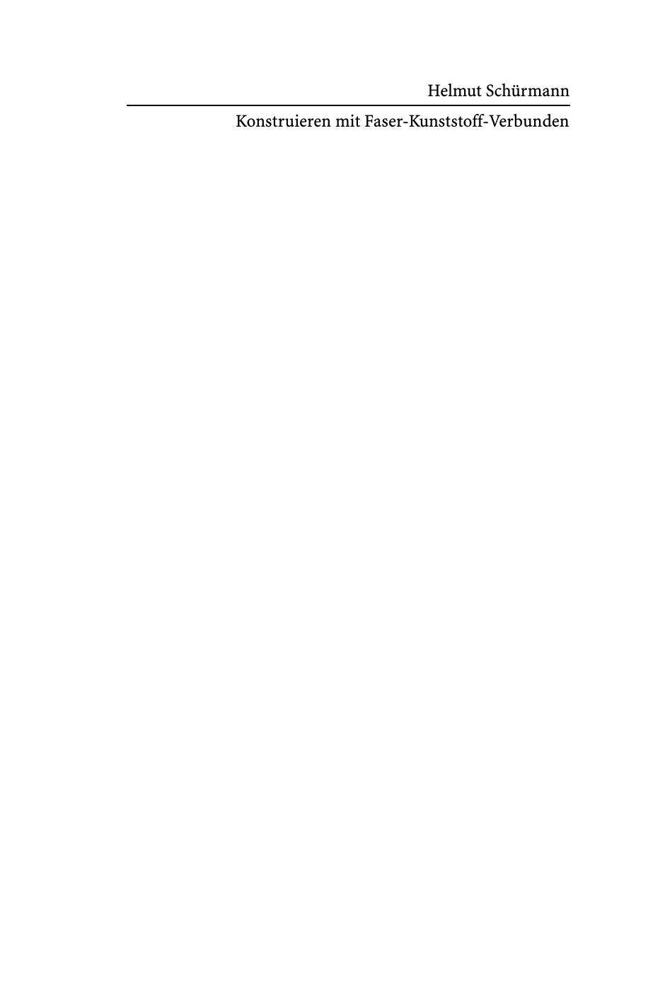 Konstruieren mit Faser-Kunststoff-Verbunden