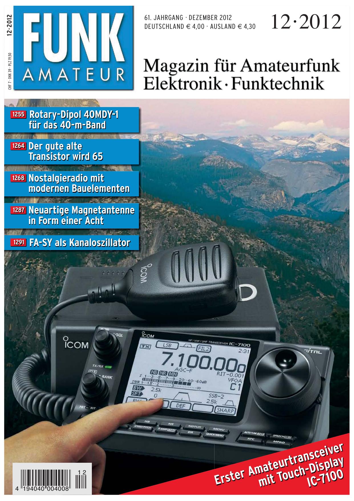 Funkamateur Nr. 12/2012