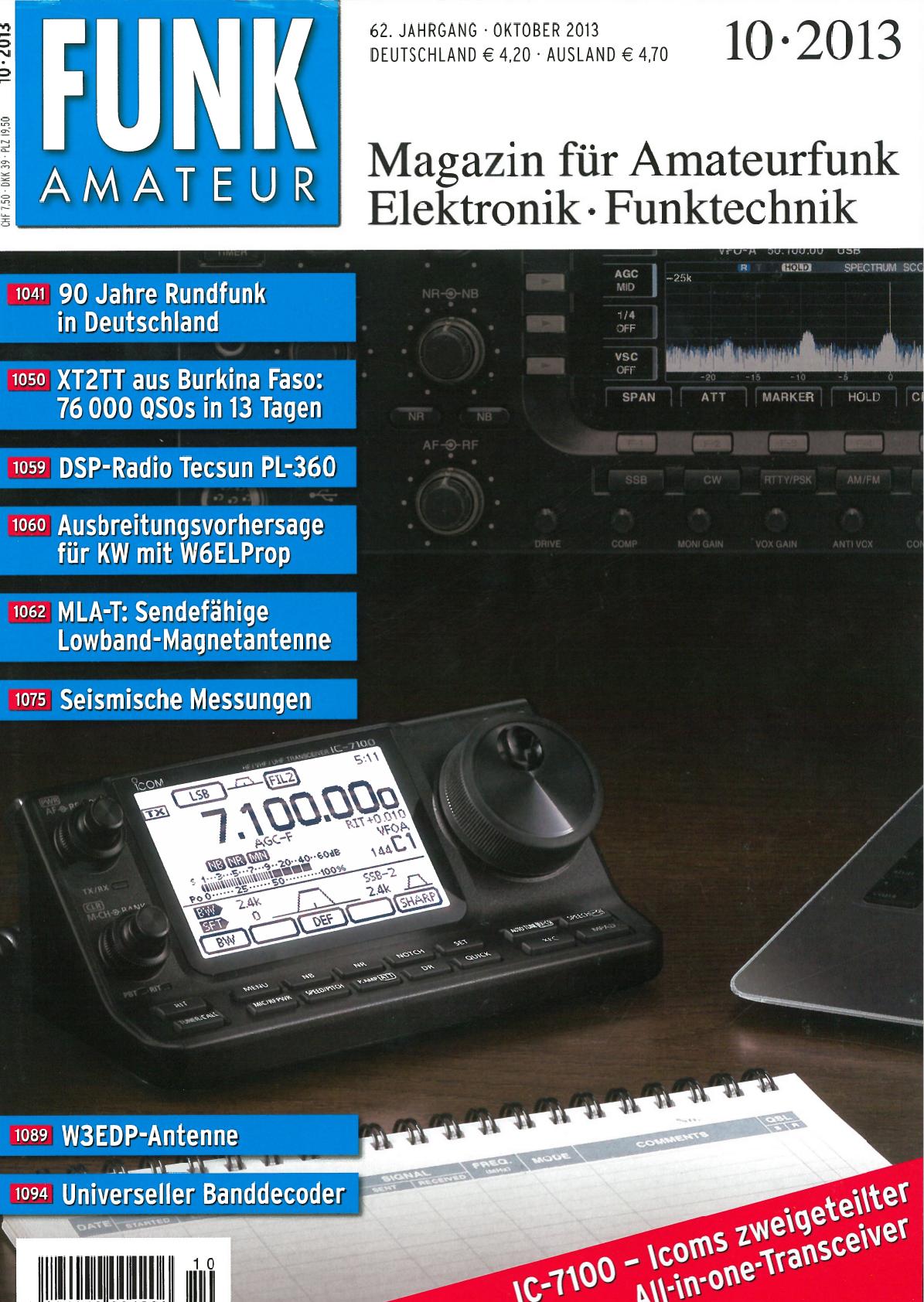 Funkamateur Nr. 10/2013