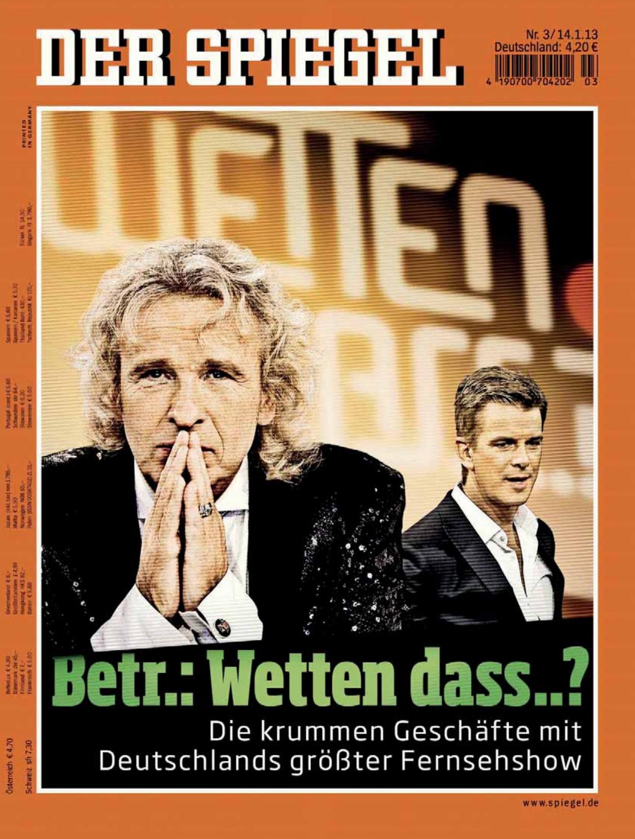 Der Spiegel Nr. 03/2013