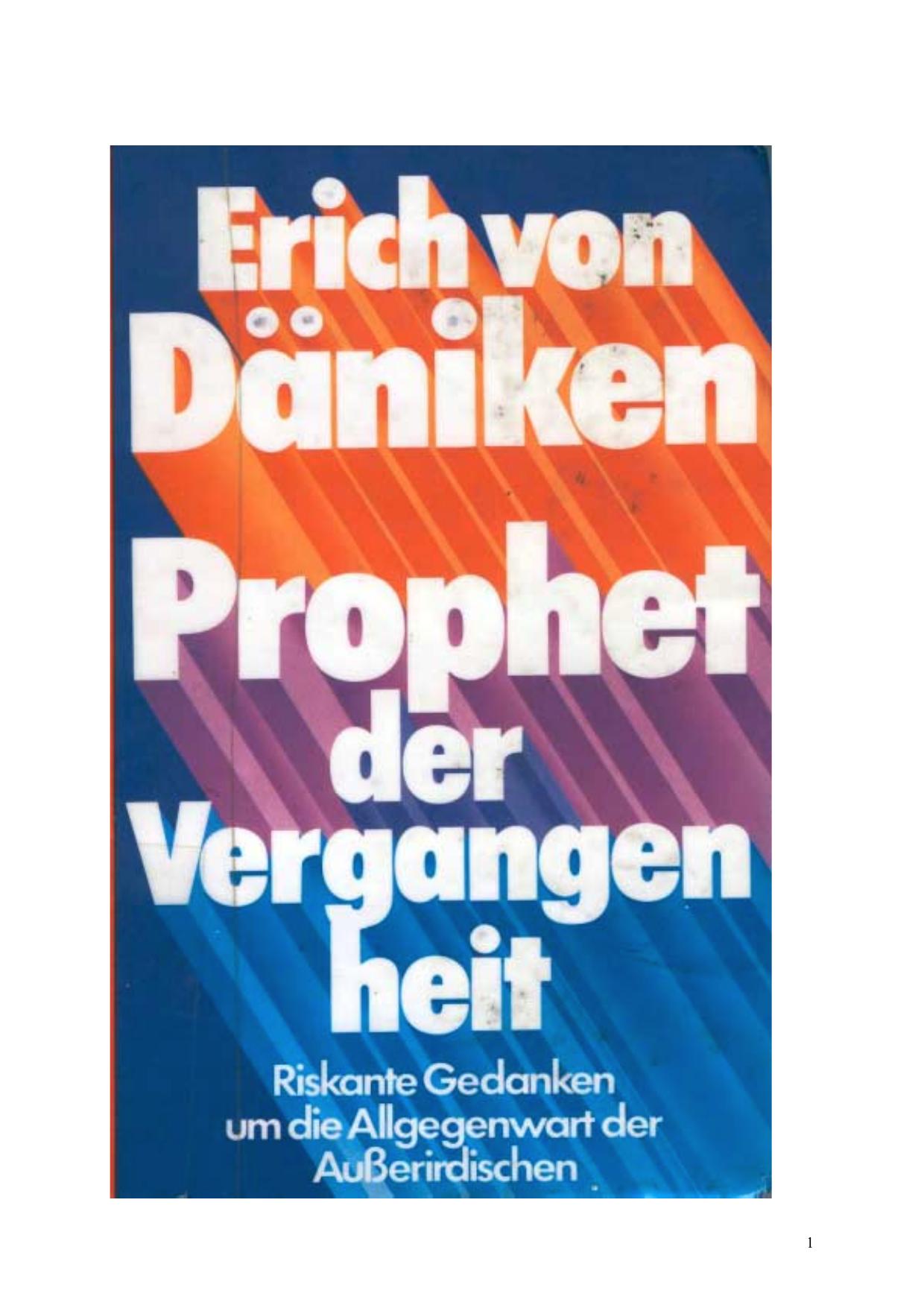 Prophet der Vergangenheit