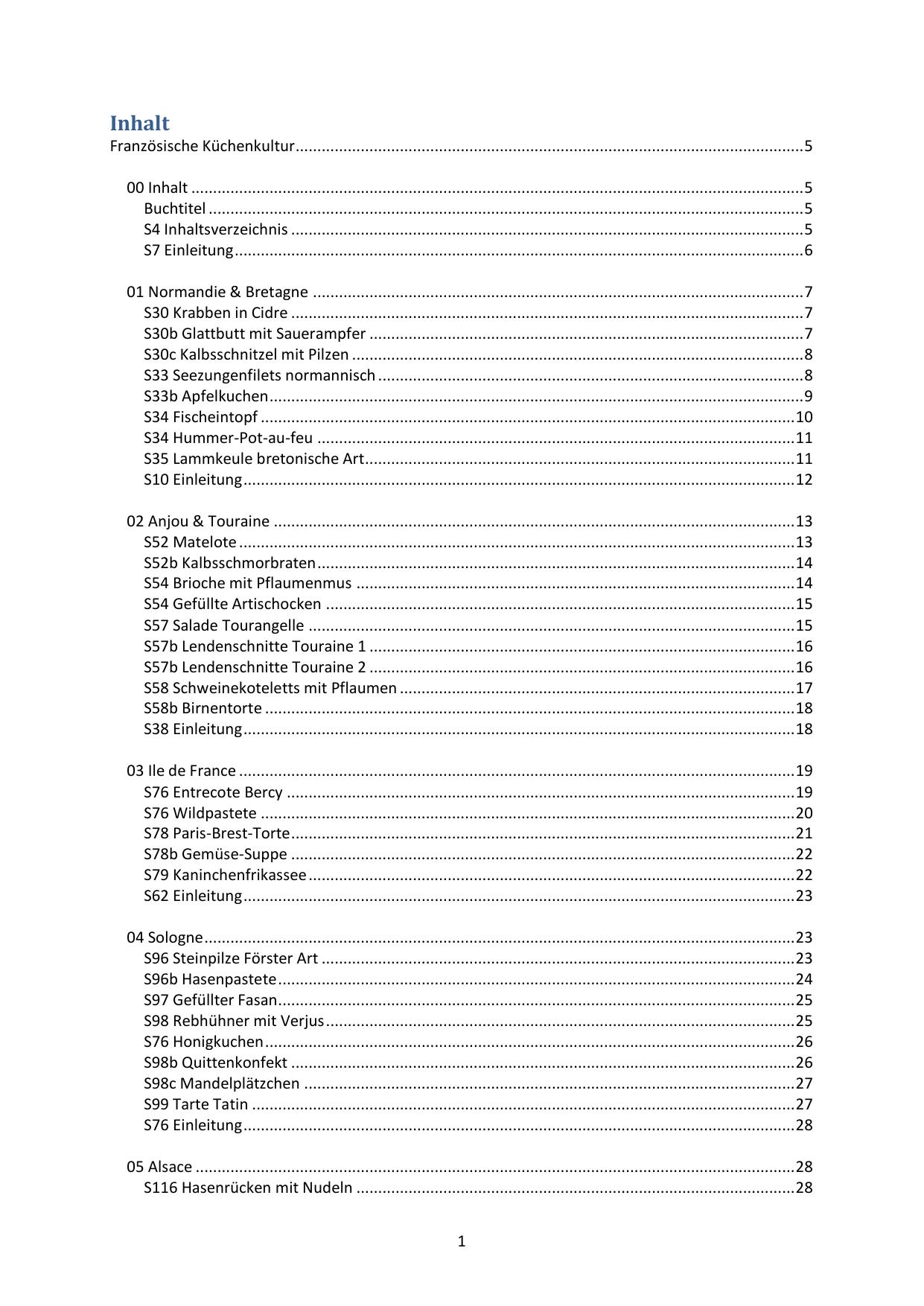 Die Kultur der französische Küche