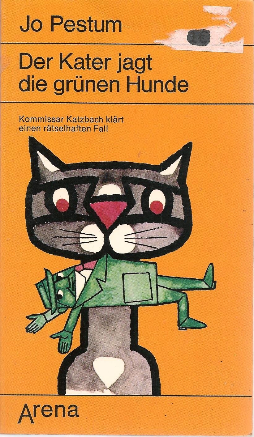 Der Kater jagt die grünen Hunde.