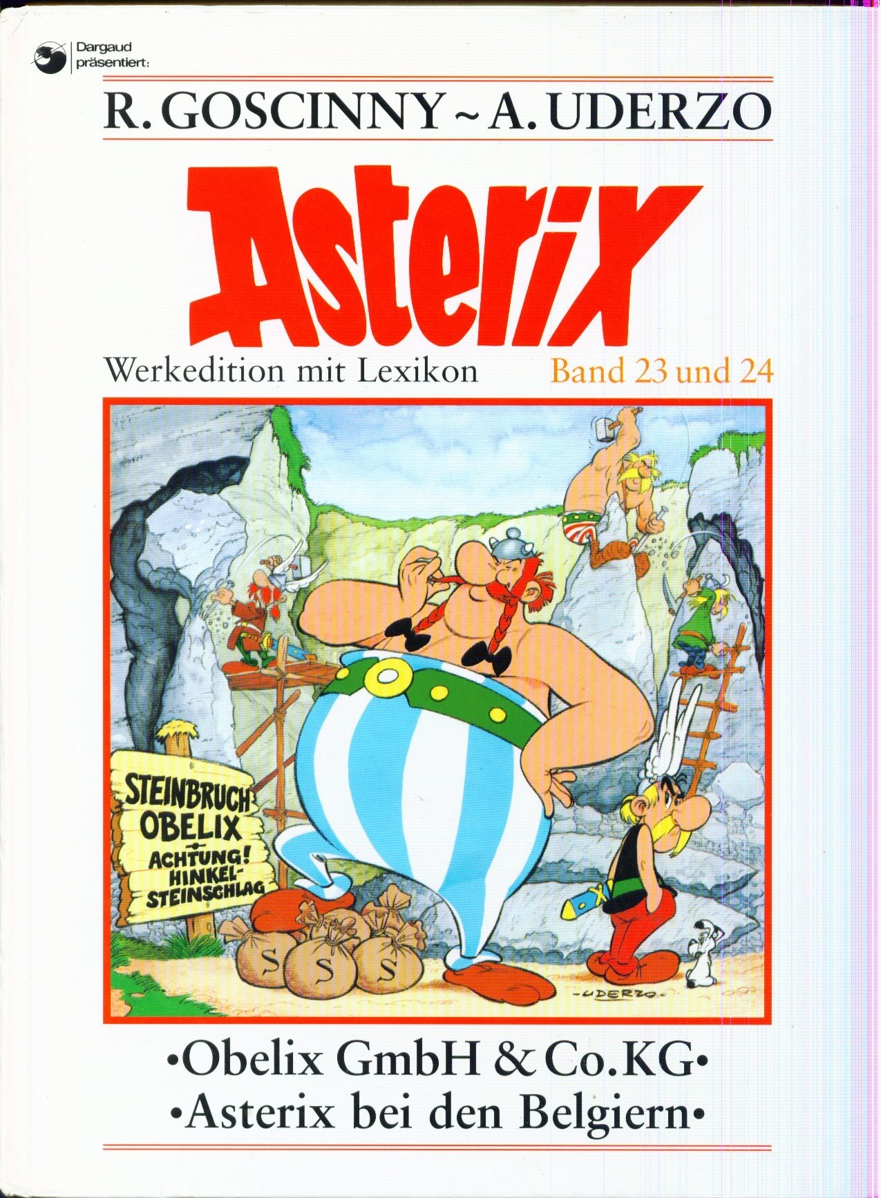 Asterix Werkedition mit Lexikon, Band 23 und 24: Obelix GmbH & Co.KG. / Asterix bei den Belgiern