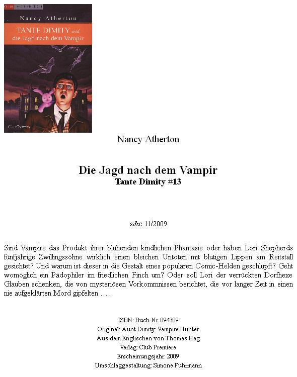 Tante Dimity und die Jagd nach dem Vampir